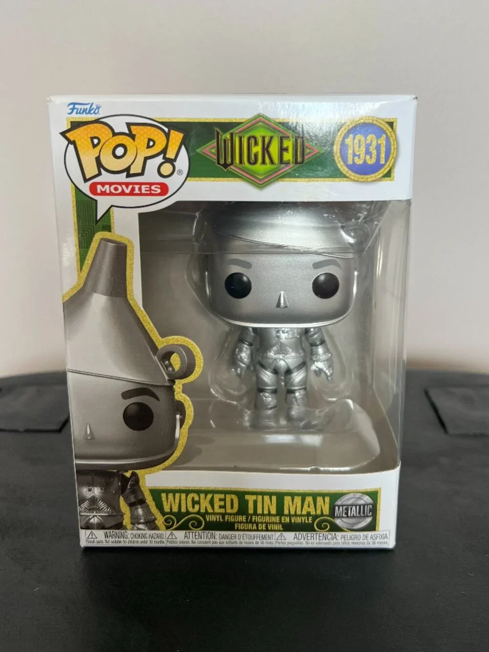 Funko Pop Wicked Tin Man #1931 Metallic Vinyl Figure NEW